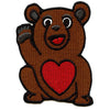 Love Bear Embroidered Iron On Patch 