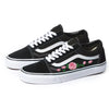 Vans Black Old Skool Pink Rose Custom Handmade Shoes By Patch Collection 