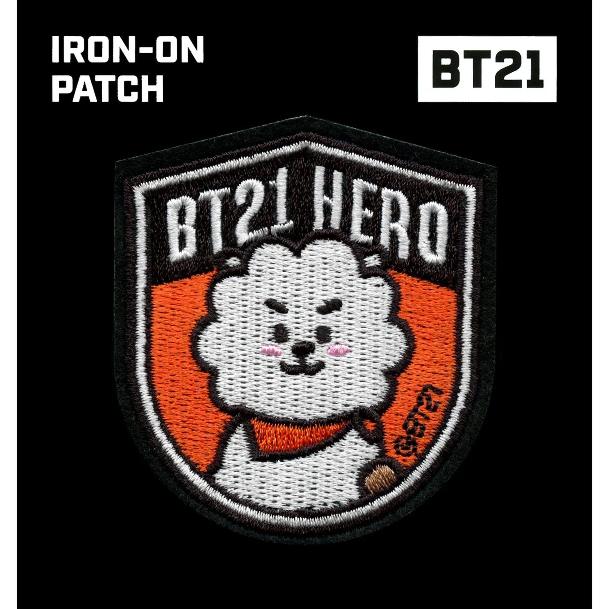 BT21 Hero RJ Patch BTS Jin Embroidered Iron On 