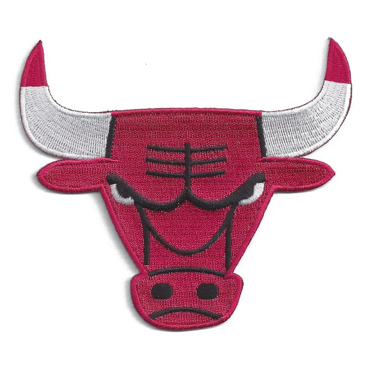 Chicago Bulls Alternate Logo Iron On NBA Patch 