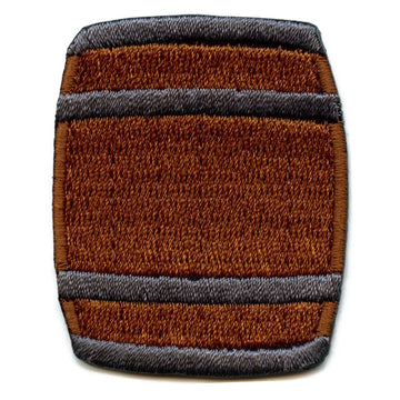 Barrel Emoji Patch Embroidered Iron On 