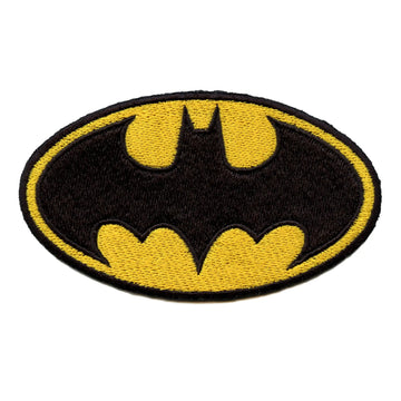 DC Comics Patch Batman Logo Embroidered Iron On - Medium 