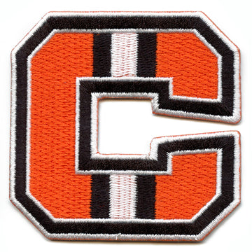 City Of Cincinnati "C" Logo Football Jersey Parody Embroidered Iron On Patch 