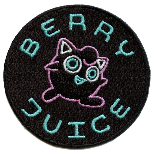 Pokemon Movie Jigglypuff Berry Juice Embroidered Iron On Patch 