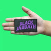 Black Sabbath Wavy Logo Patch Ozzy Standard Box Embroidered Iron On