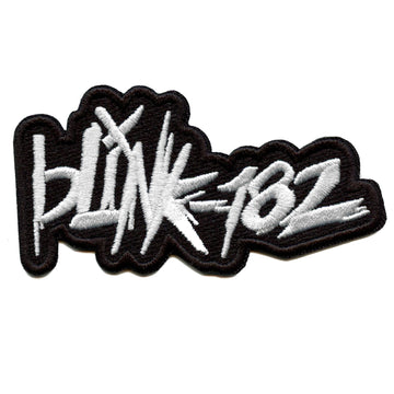 Blink-182 Scratch Logo Patch Punk Rock Band Embroidered Iron On