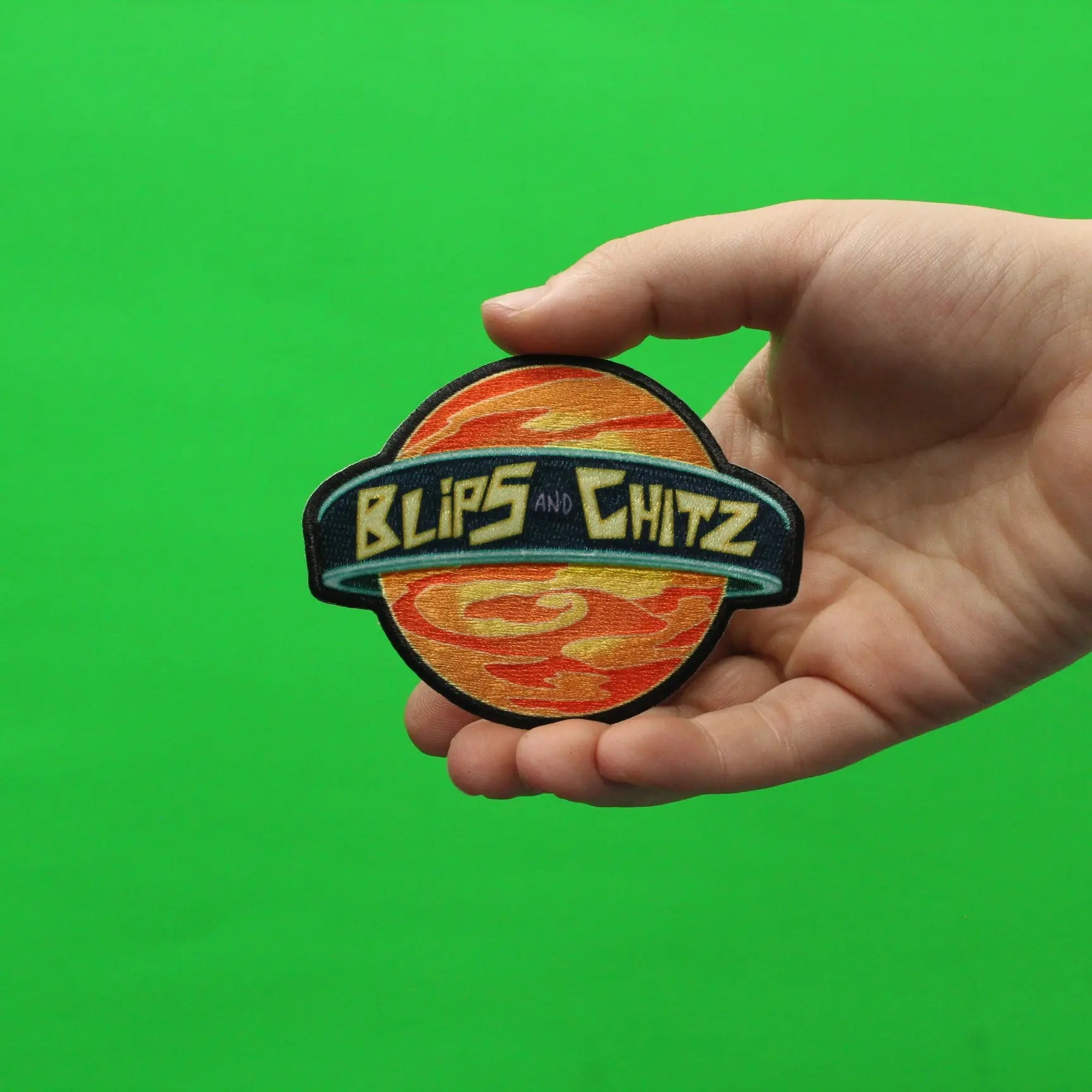 Rick and Morty Blips And Chitz Embroidered Iron On Patch 