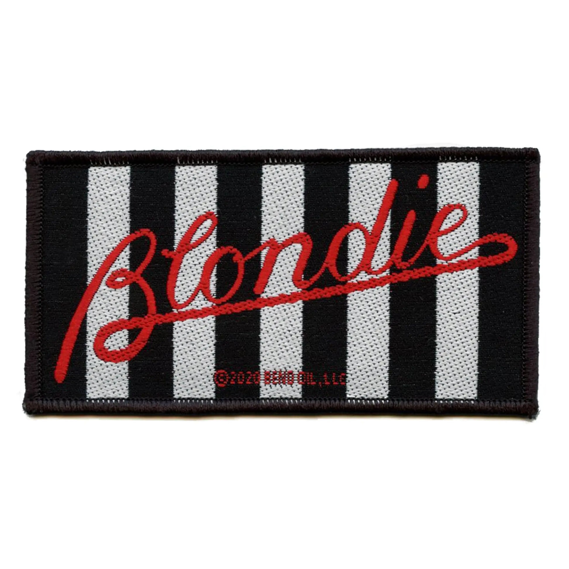 Blondie Parallel Lines Logo Patch Women Album Icon Woven Iron On