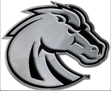 Boise State Broncos Premium Solid Metal Chrome Plated Car Auto Emblem 