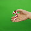 Peppermint Candy Cane Embroidered Iron On Patch 