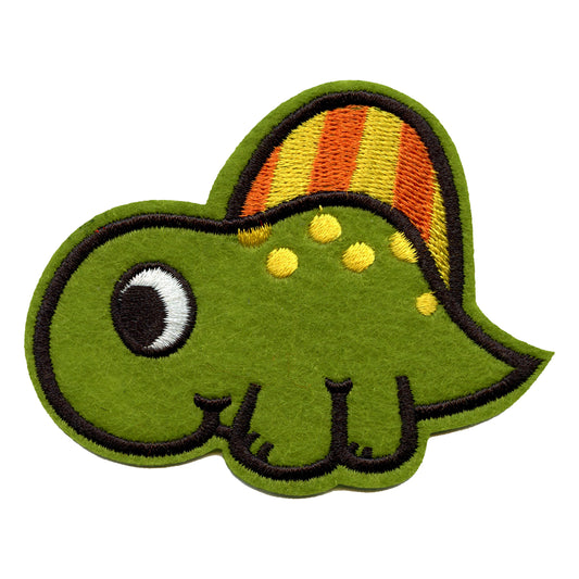 Cartoon Stegosaurus Dinosaur Embroidered Iron on Patch 