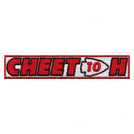 Cheetah #10 Football Parody Embroidered Iron on Patch 