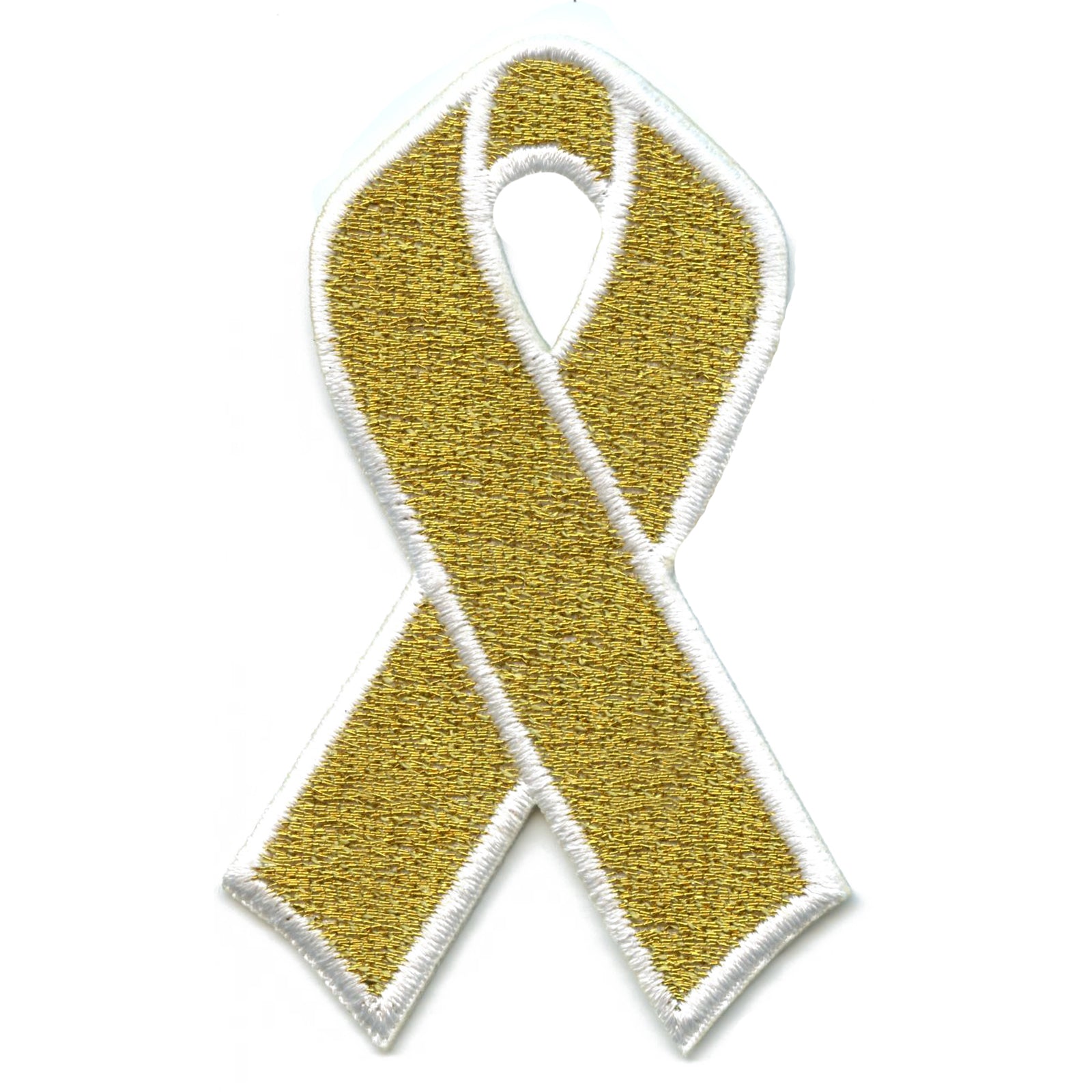 Cancer Awareness Ribbons Fully Embroidered Iron On Patches 