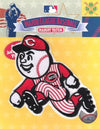 Cincinnati Reds Mascot Running Man Self Adhesive Patch 