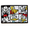 Official Mickey Mouse Classic Characters Squares Embroidered Iron On Patch 