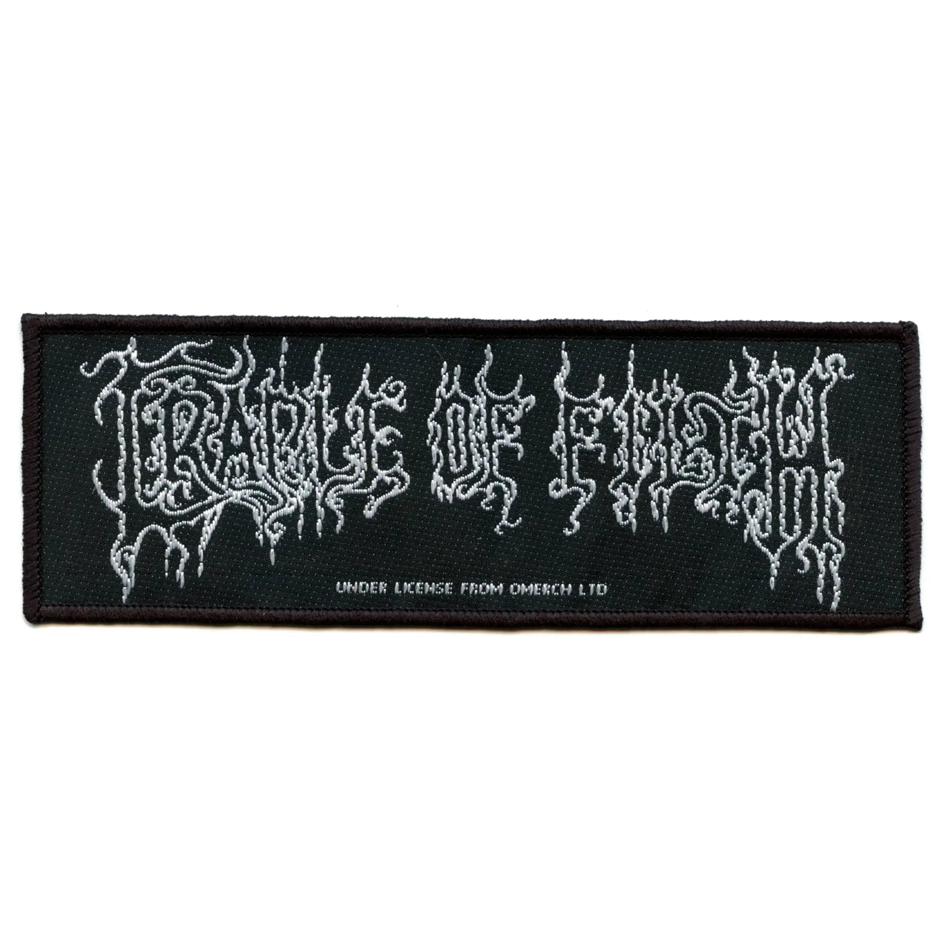 Cradle Of Filth Logo Patch Heavy Metal Band Woven Iron On