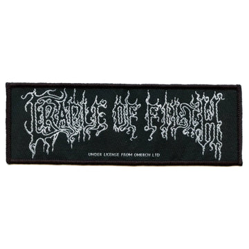 Cradle Of Filth Logo Patch Heavy Metal Band Woven Iron On