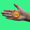 Kawaii Baby Orange Fruit Patch Happy Cute Food Embroidered Iron On