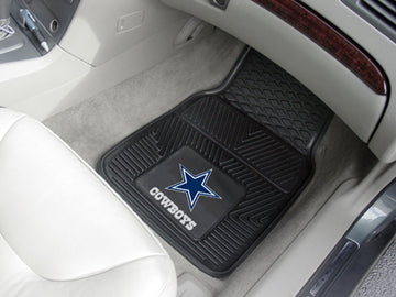 Dallas Cowboys Heavy Duty 2-Piece Vinyl Car Mats 