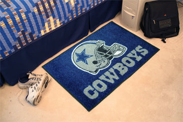 Dallas Cowboys Starter Mat Rectangular Tufted Rug 19" x 30" 