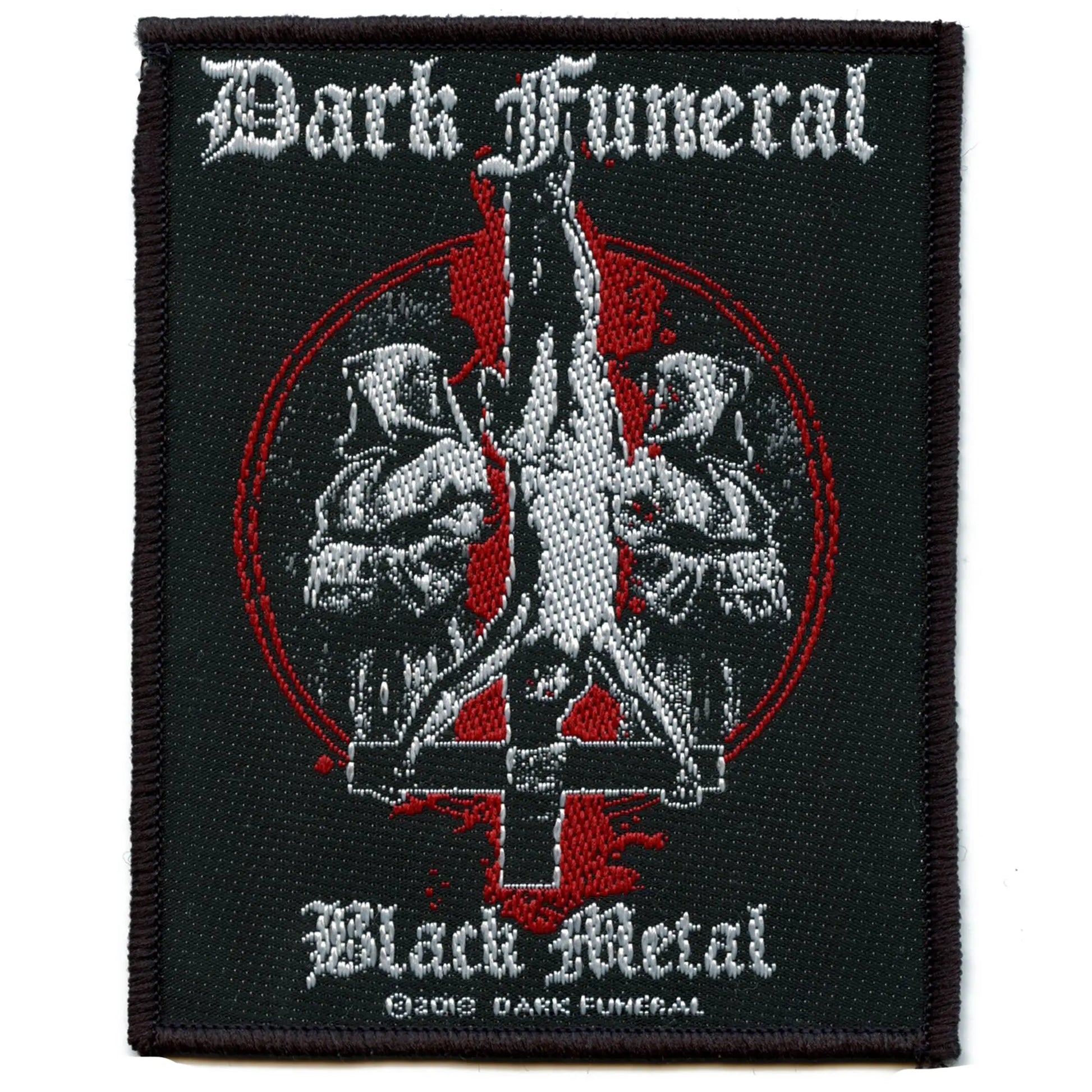 2018 Dark Funeral Black Metal Woven Sew On Patch 