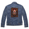 Horned Evil Demon Samurai FotoPatch Jacket XL Embroidered Iron On 