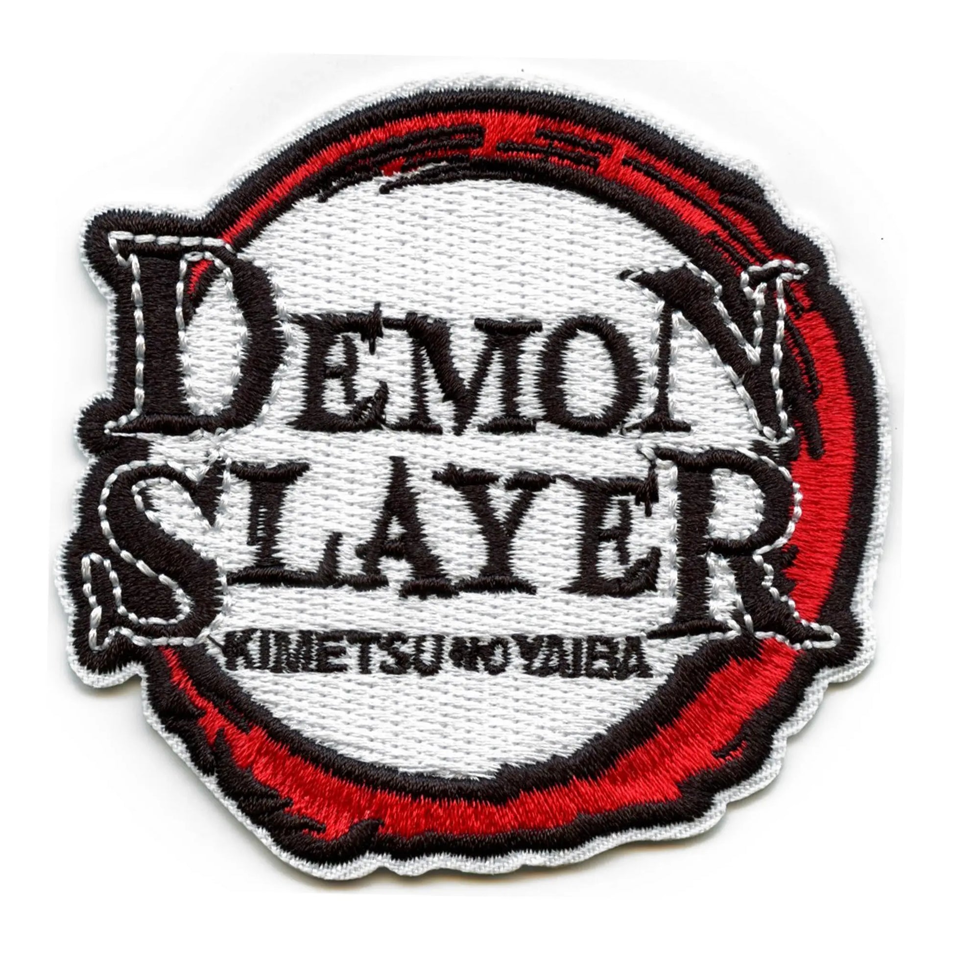 Official Demon Slayer Patch Anime Logo Embroidered Iron On 