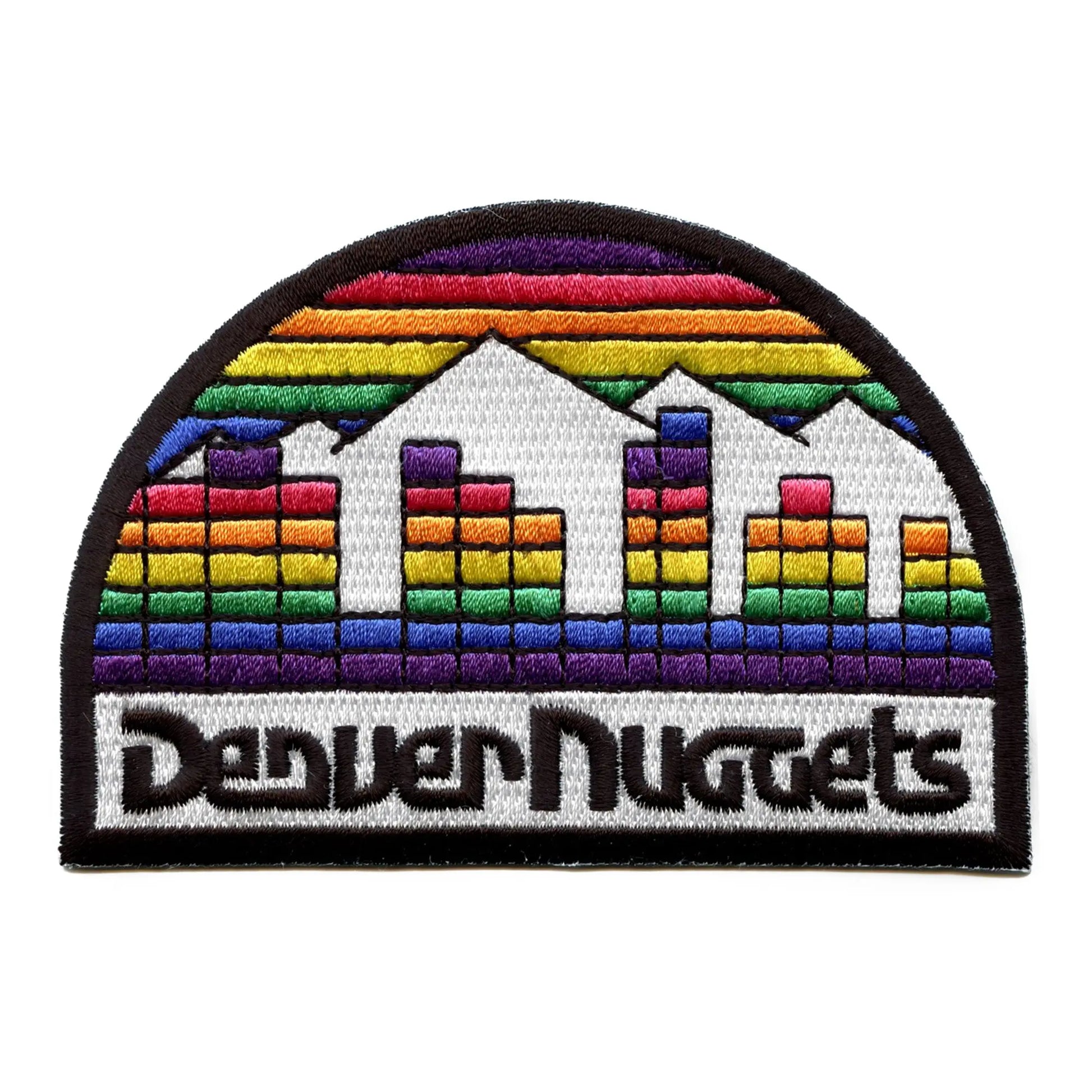 Denver Nuggets Patch Hardwood Classic Logo Embroidered Iron On 