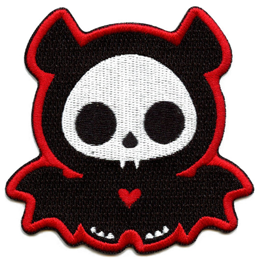 Halloween Skelanimals Diego The Bat Patch Cute Skeleton Embroidered Iron On