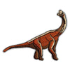 Brachiosaurus Brown Long Neck Dinosaur Embroidered Iron on Patch 