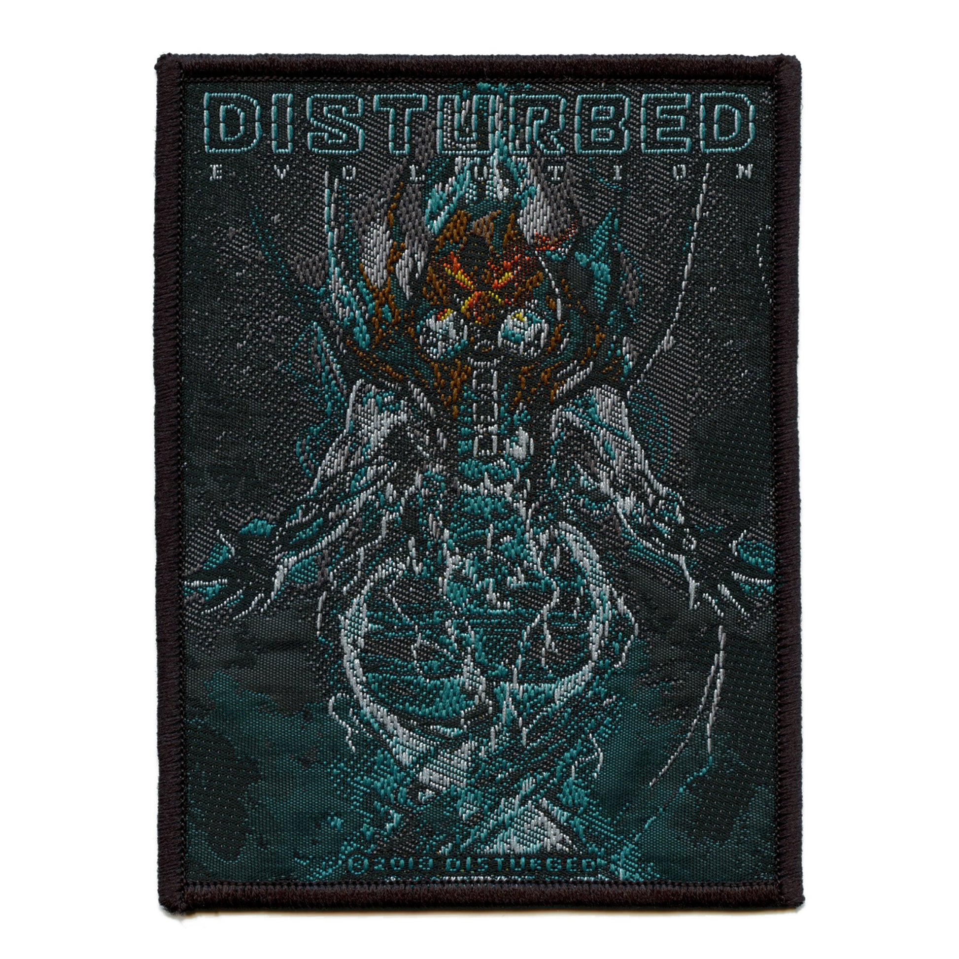 Disturbed Evolution Hooded Patch 2018 Studio Art Sew On 