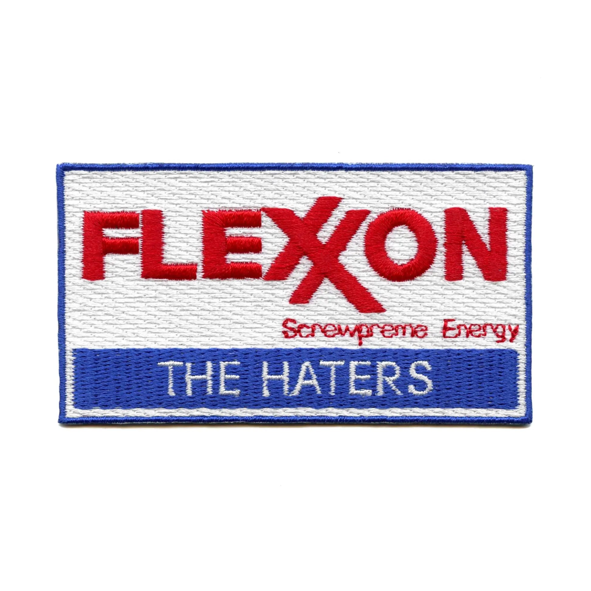 Flexxon the Haters Parody Patch Company Funny Houston Embroidered Iron On 