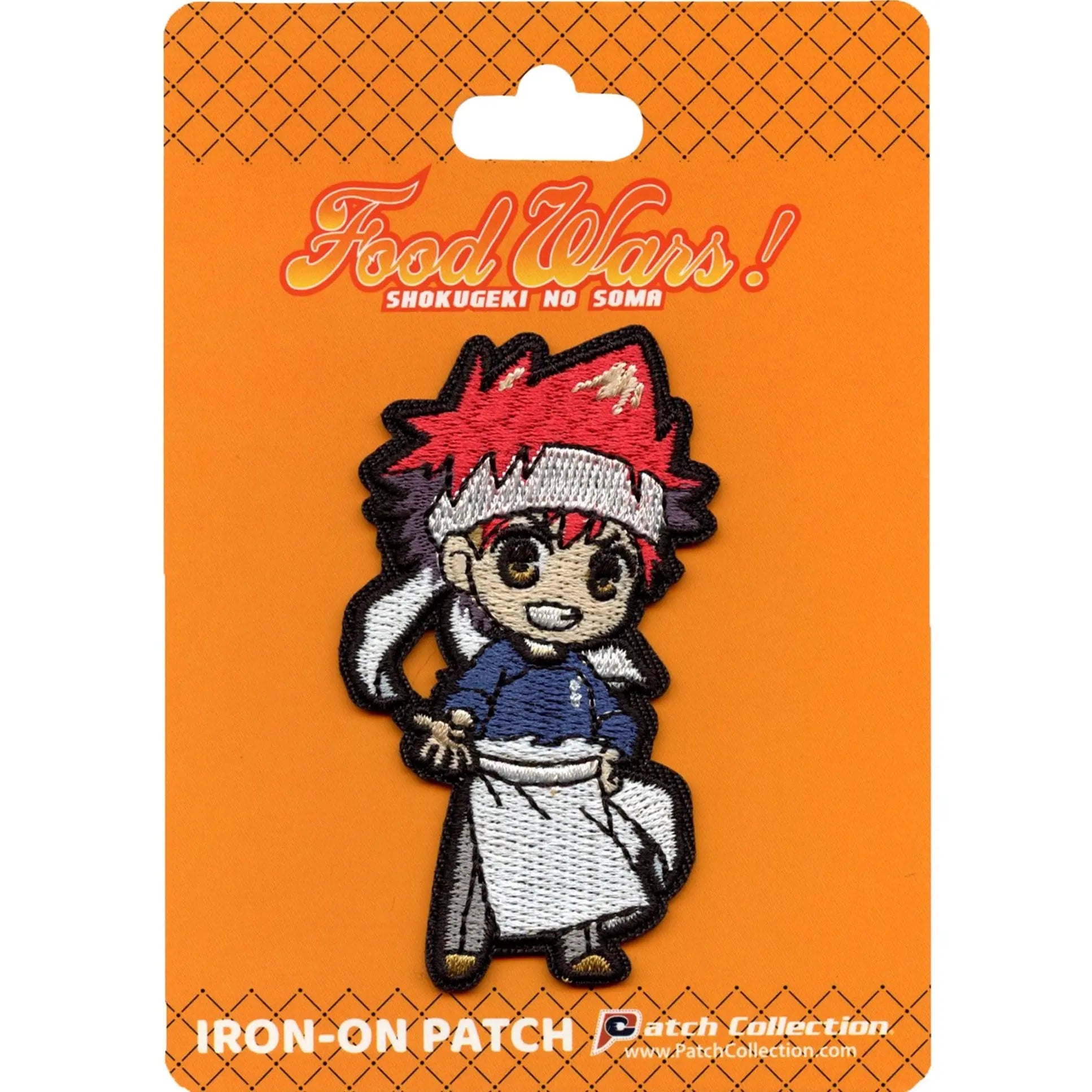 Food Wars Sma Yukihira Patch Chef Food Anime Embroidered Iron On