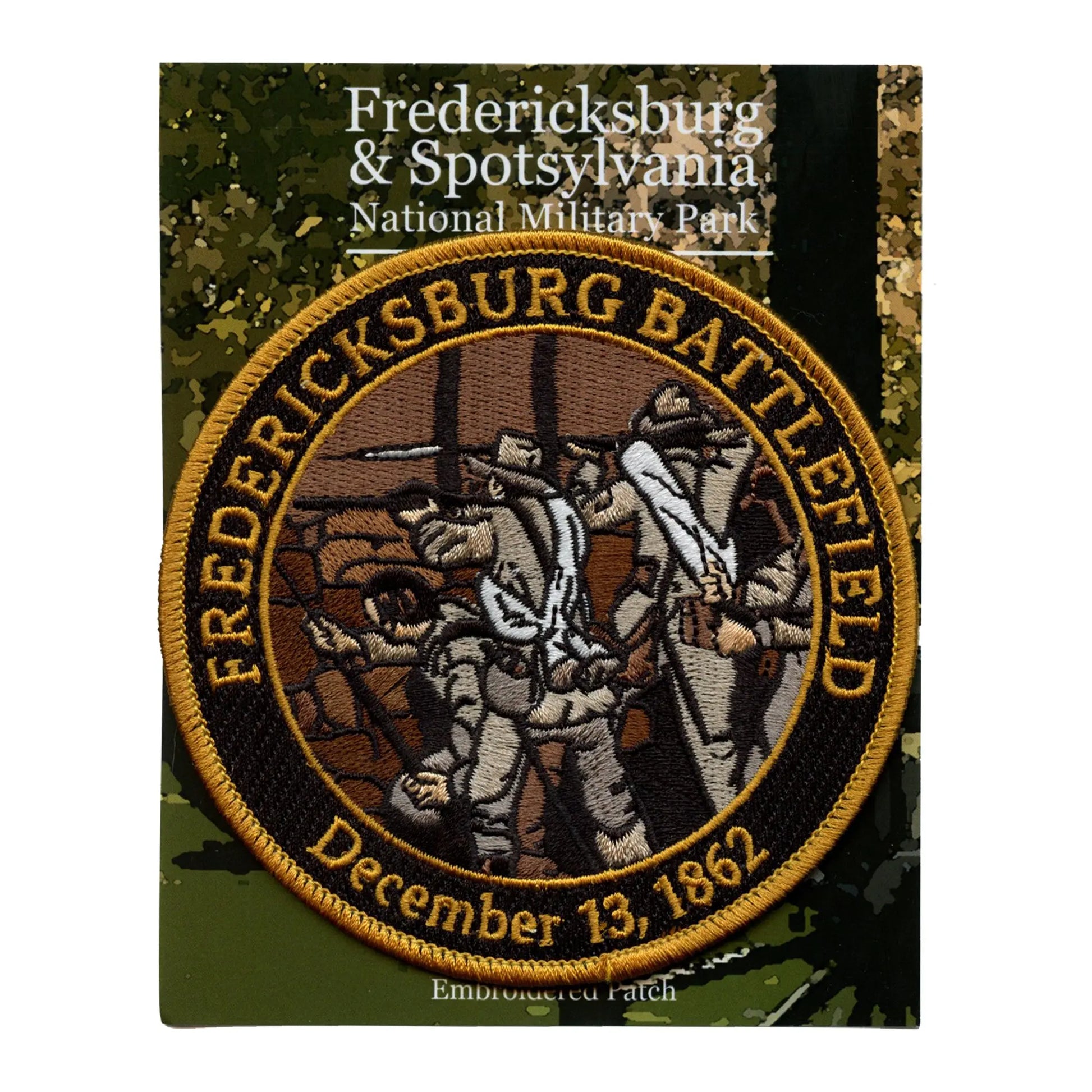 Civil War Fredericksburg Battlefield Patch History Battle Travel Embroidered Iron On