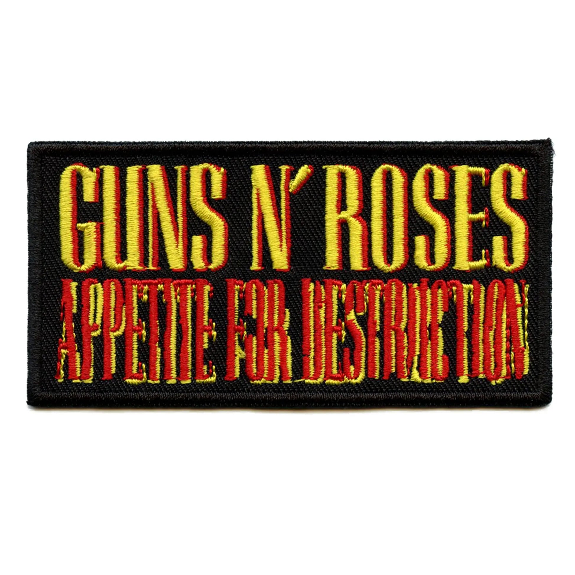 Guns N' Roses Album Patch Appetite For Destruction Embroidered Iron On