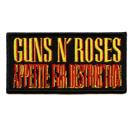 Guns N' Roses Album Patch Appetite For Destruction Embroidered Iron On