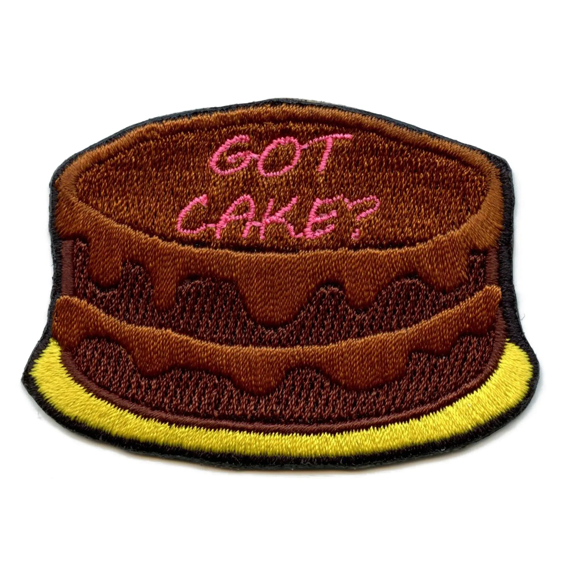 Got Cake Patch Chocolate Pastry Embroidered Iron On 