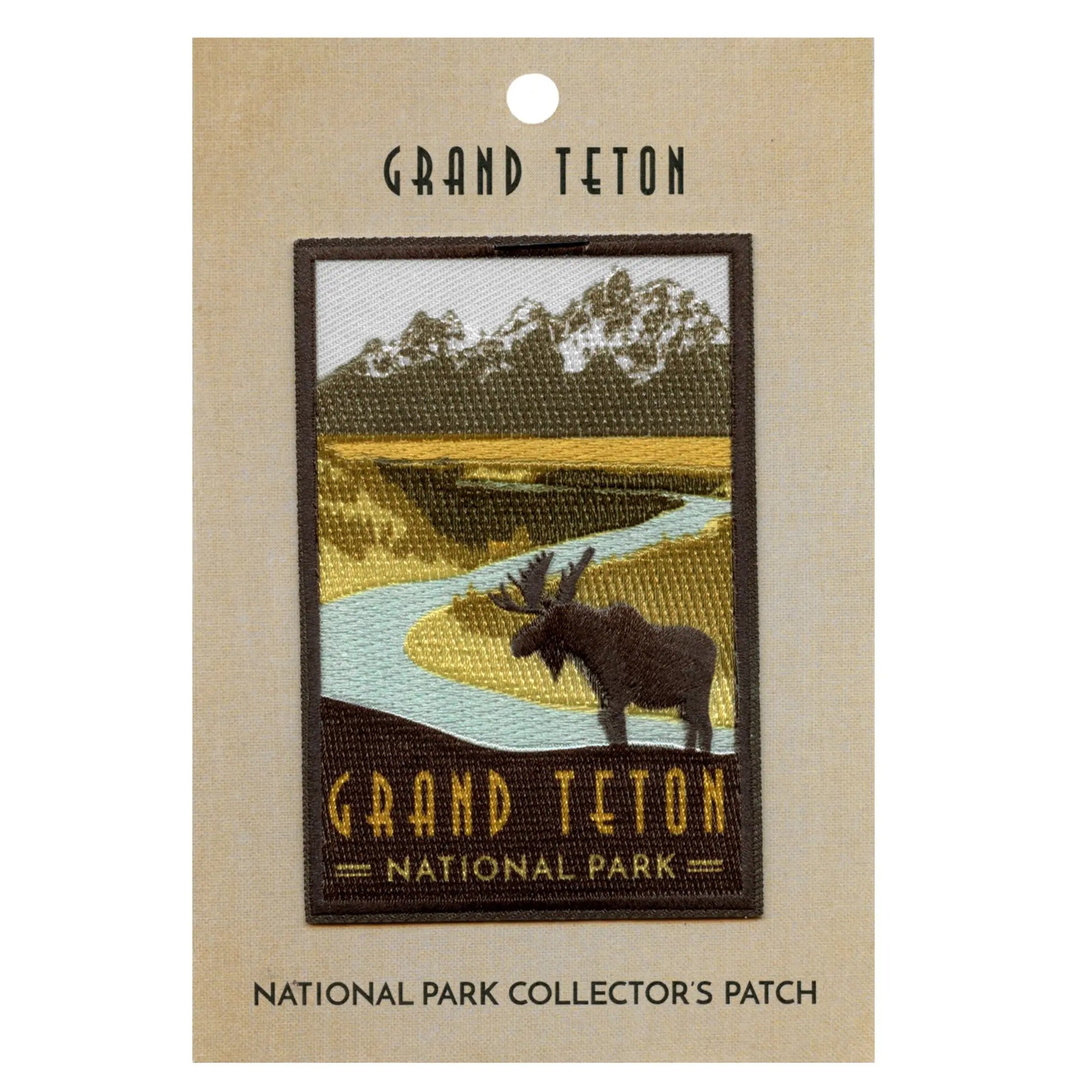 Grand Teton National Park Patch NorthWestern Wyoming Travel Embroidered Iron On