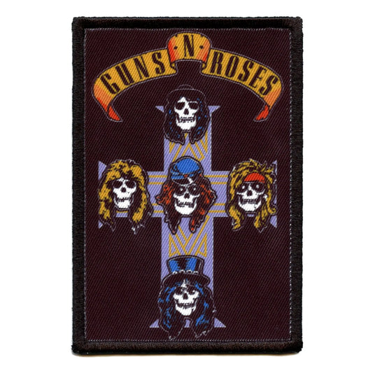 Guns N' Roses Nightrain Cross Patch Metal Rock Band Sublimated Iron On