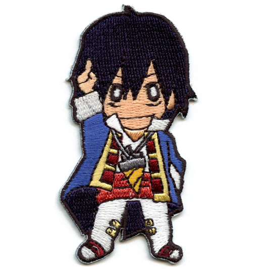 Gurren Lagann Shimon Patch Chibi Full Body Embroidered Iron On 