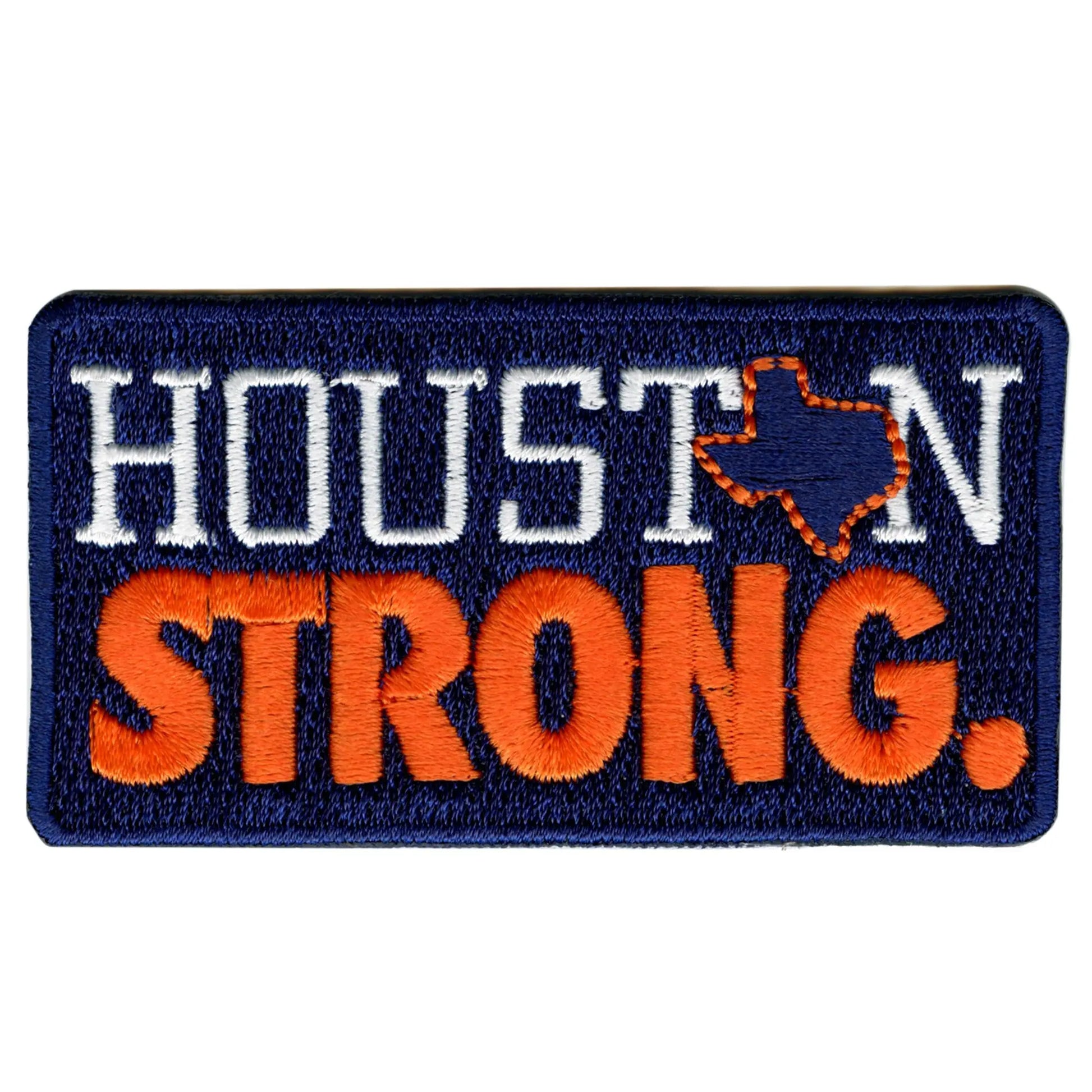 Houston Texas Strong Box Embroidered Iron on Patch 