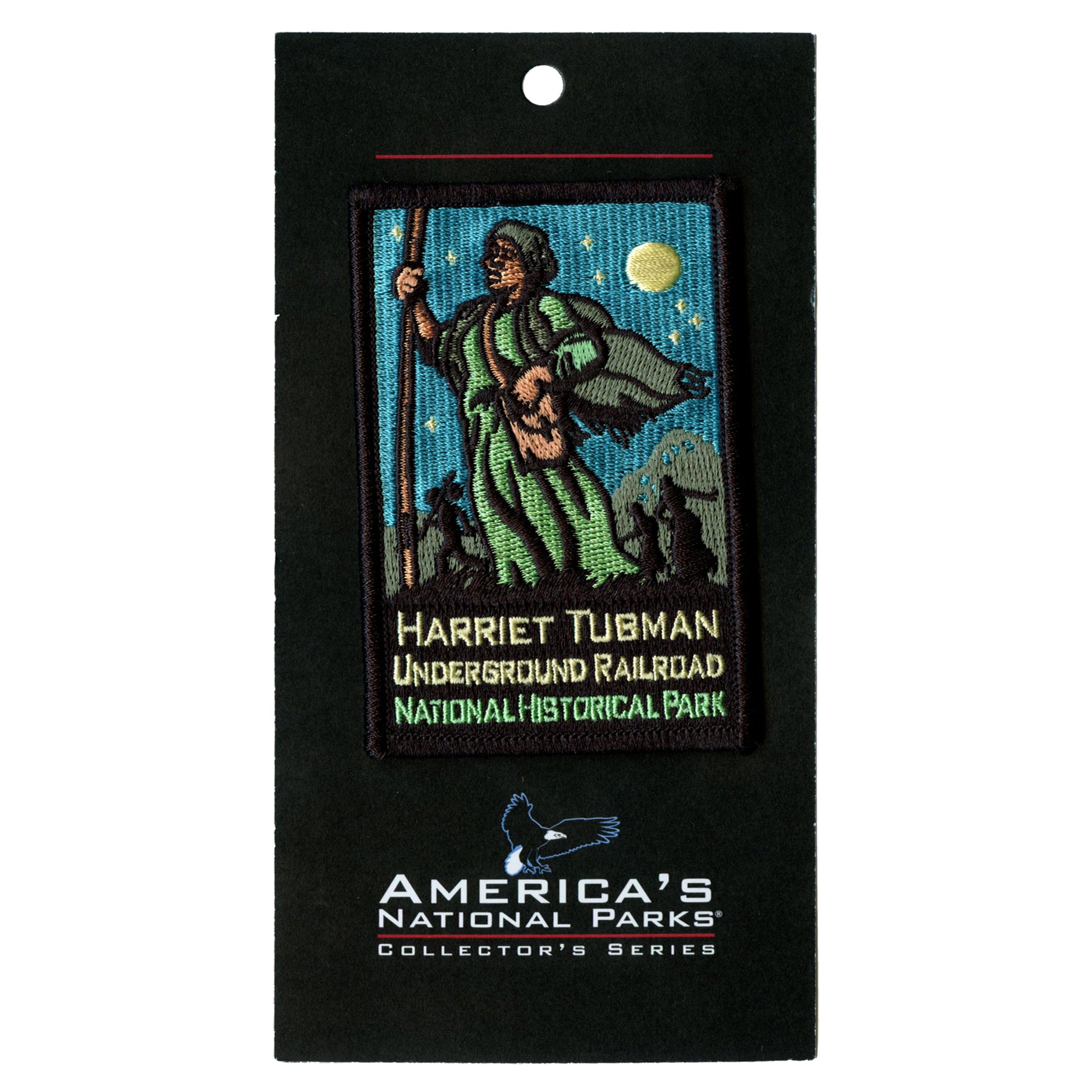 Harriet Tubman Underground Railroad Patch National Park Travel History Embroidered Iron On