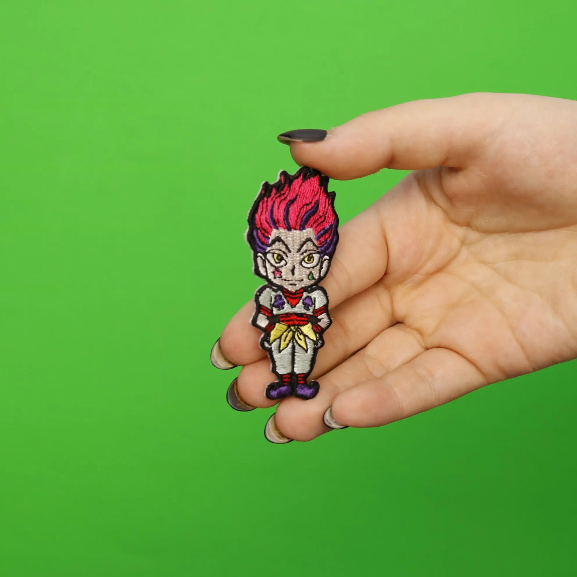 HunterXHunter Anime Hisoka Full Body Embroidered Iron On Patch 