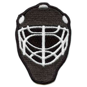 Hockey Goalie Mask Patch Embroidered Iron On 