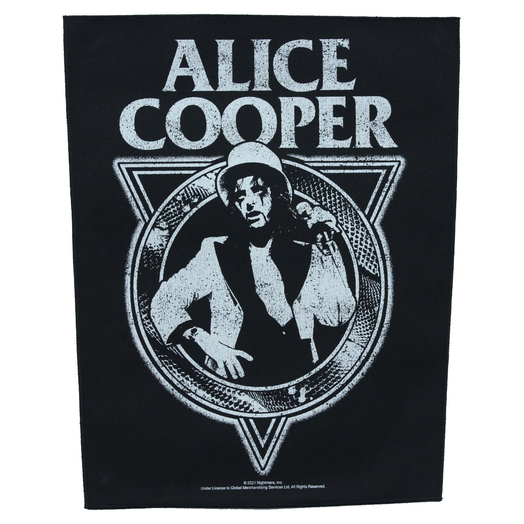 2021 Alice Cooper Snake Skin Woven Sew On Back Patch 