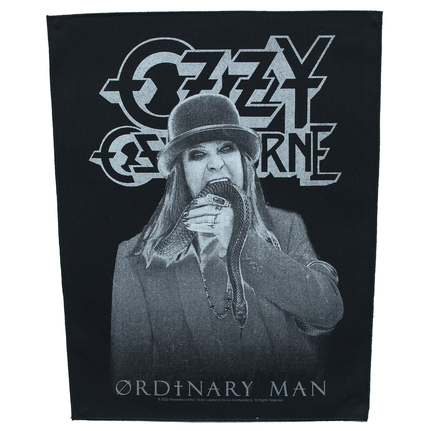 2020 Ozzy Osbourne Ordinary Man Woven Sew On Back Patch 