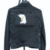 American Bald Eagle Embroidered Iron-on Foto Patch 