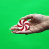 Peppermint Candy Swirl Embroidered Iron On Patch 