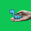 Baby Brontosaurus Dinosaur Embroidered Iron on Patch 