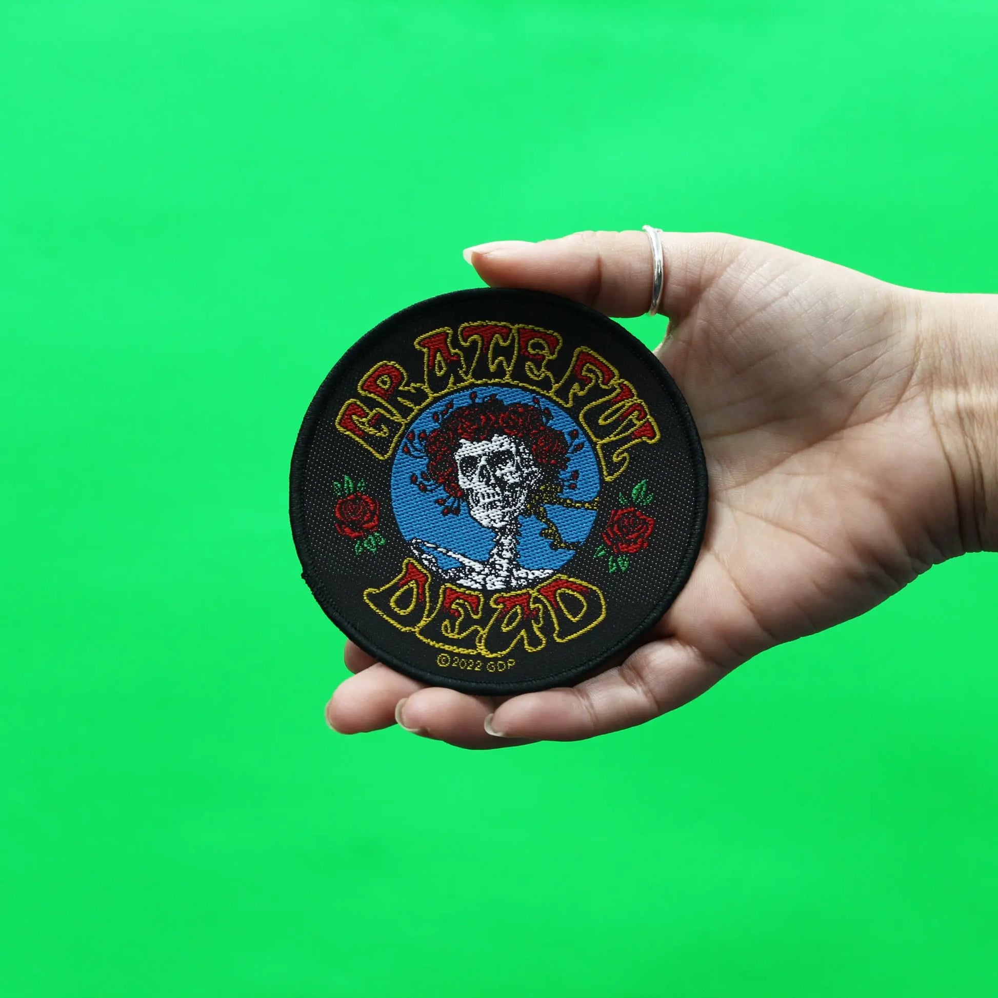 Grateful Dead Bertha Seal Patch Skull Roses Sew On 